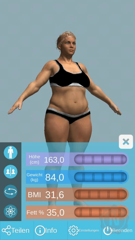 BMI 3D Grafik