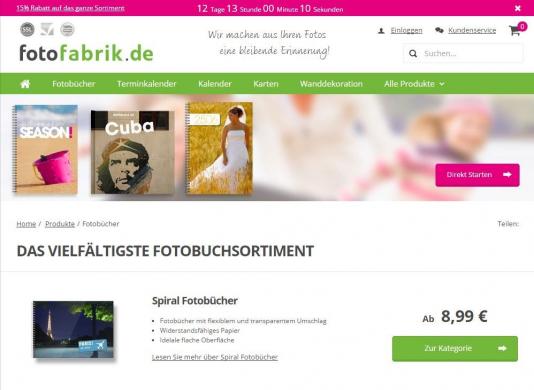 Fotofabrik Homepage