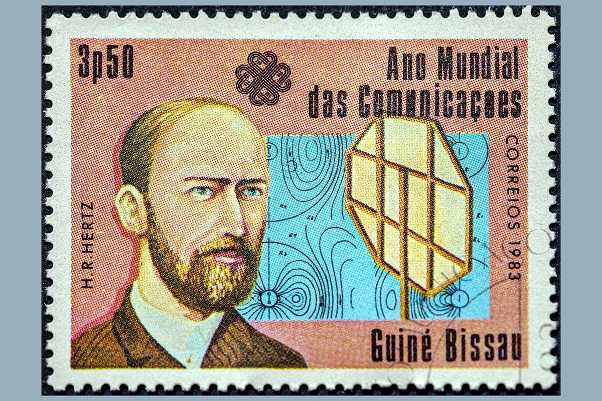 Briefmarke Heinrich Hertz