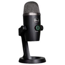 Logitech Blue Yeti nano black logo