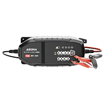 ABSINA Autobatterie-Ladegerät logo