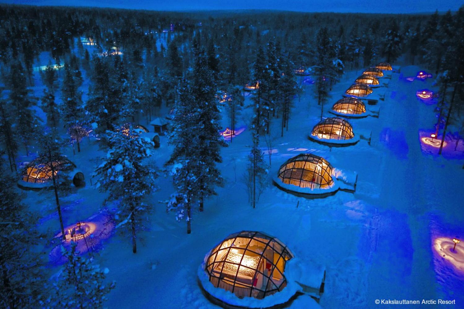 Das Kakslauttanen Arctic Resort in Finnland