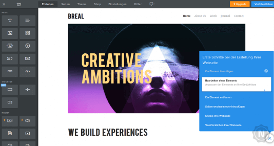 Weebly Assistent