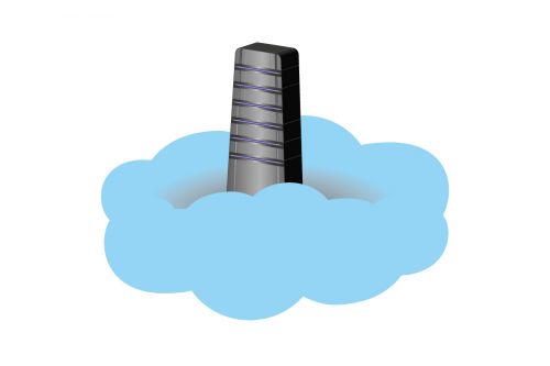 Server auf Wolke