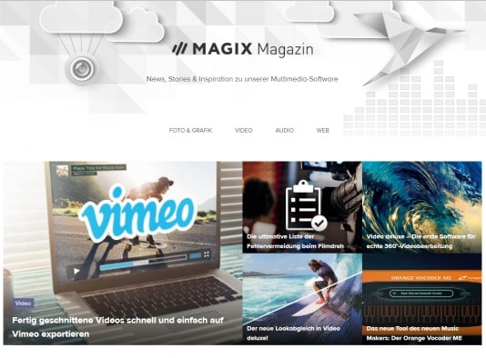 Magix Web Designer Blog