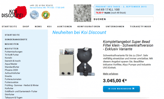 Koi Discount Online Shop