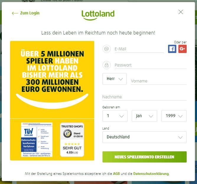 Lottoland Anmelden