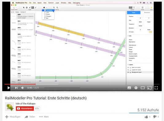 RailModeller Screenshot Video-Anleitung