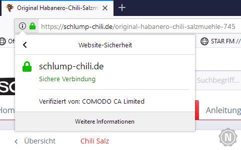 Schlump-Chili Sicherheit