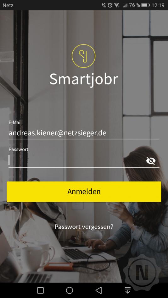 Smartjobr App Anmelden