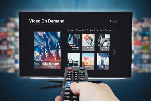 Fernseher mit VOD-Auswahl