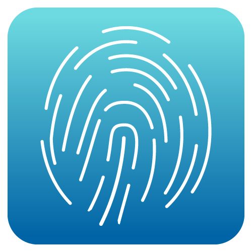Fingerabrdrucksensor - icon