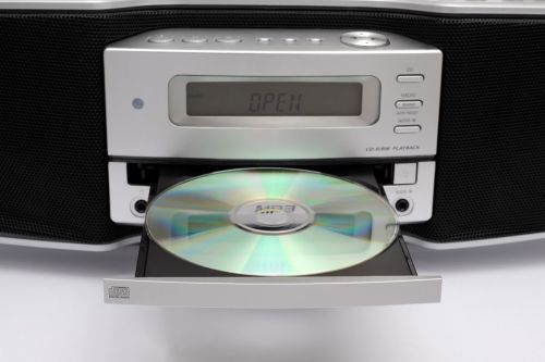 CD wurde in CD-Player eingelegt