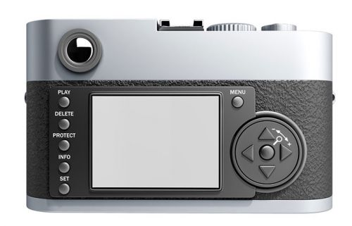 Kompaktkamera mit Bildschirm und Sucher