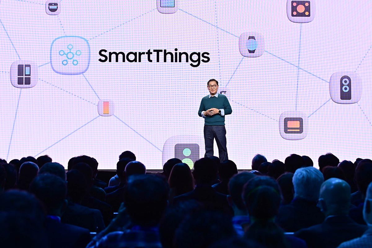 Samsung-Präsentation der App SmartThings