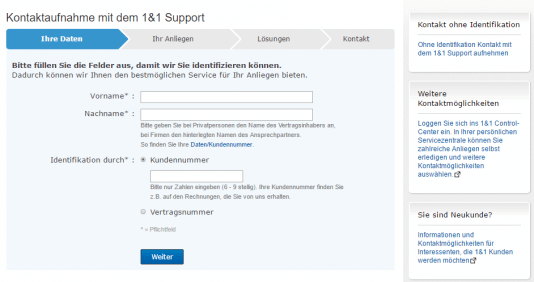 1&1 DSL Support