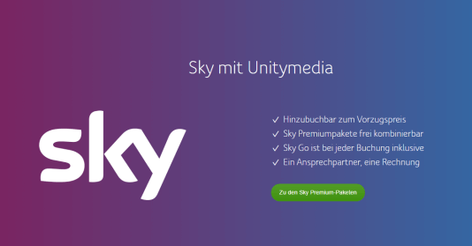 Unitymedia Sky Angebot