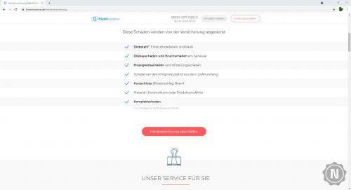 Friendsurance-Handyversicherung versicherte Schaeden