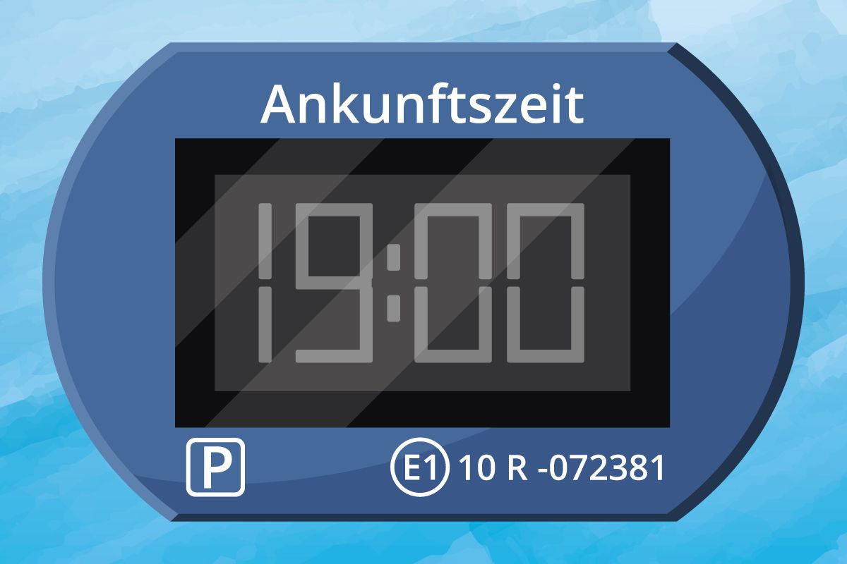 Needit PARK LITE, elektronische Parkscheibe mit deutscher Kraftfahrt  Bundesamt Zulassung 1411