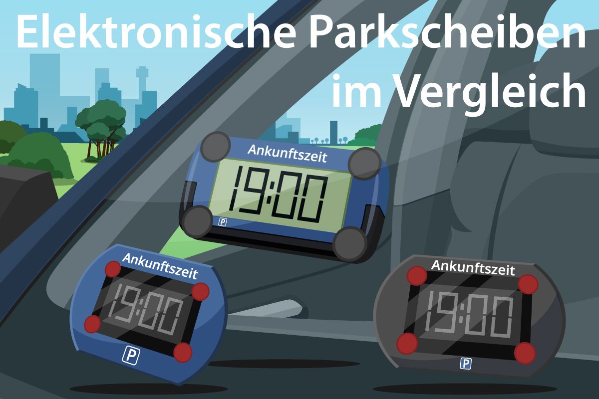 Mitlaufende Parkscheibe Parkuhr mit Uhrwerk Auto elektronische