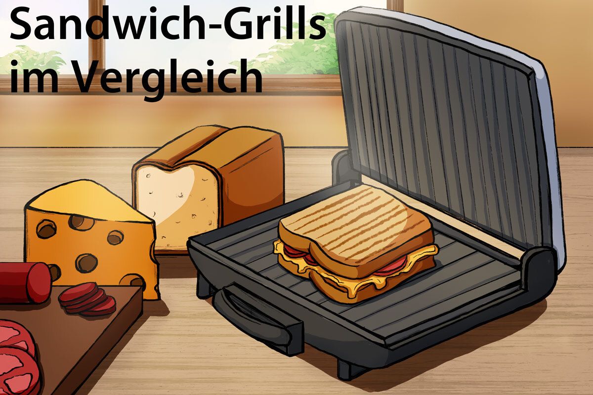 Sandwichgrills im Vergleich