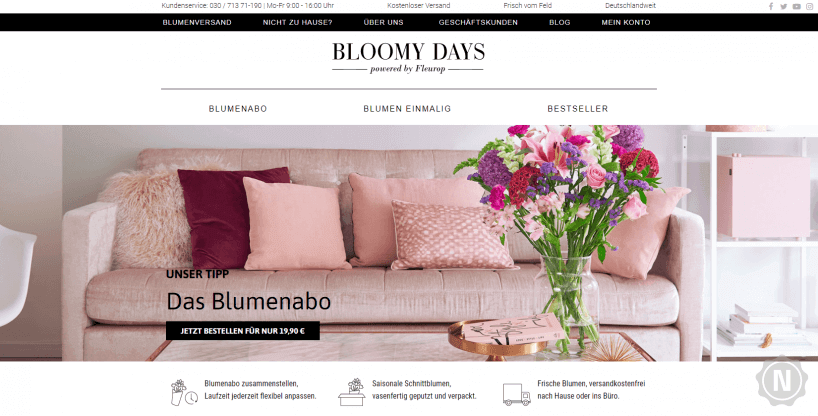 Bloomy Days Startseite