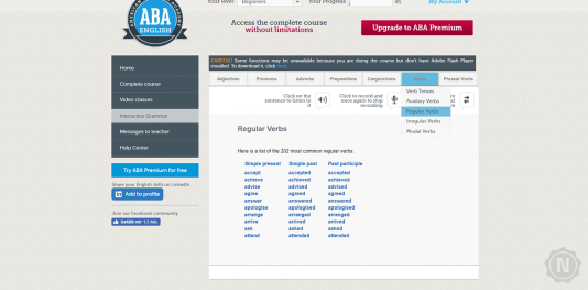 ABA English interactive grammar