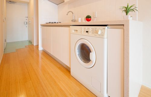 unterbaufähige Waschmaschine in Küchenzeile
