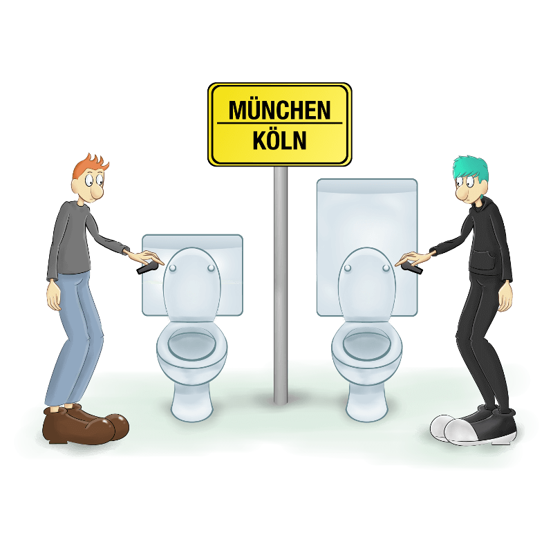 Toilettenspülung München Köln