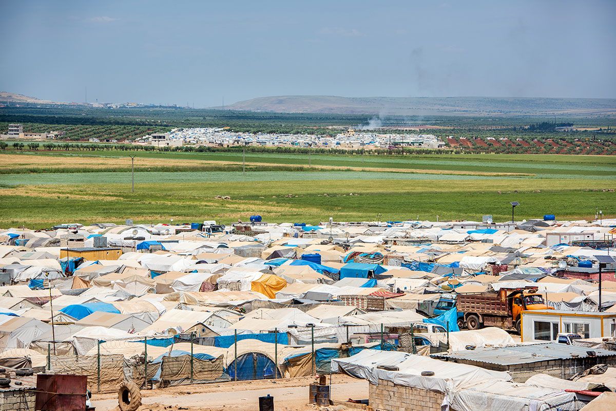 Fluechtlingslager in Syrien