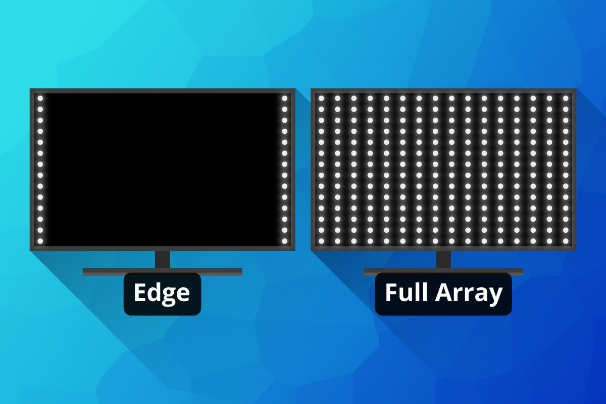 Edge-LED und Full-Array-LED im Vergleich