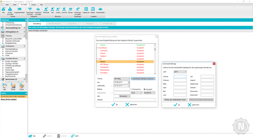 ALF-BanCo 7 Budgetplaner