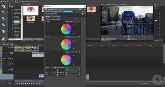 Vegas Movie Studio Farbkorrektur