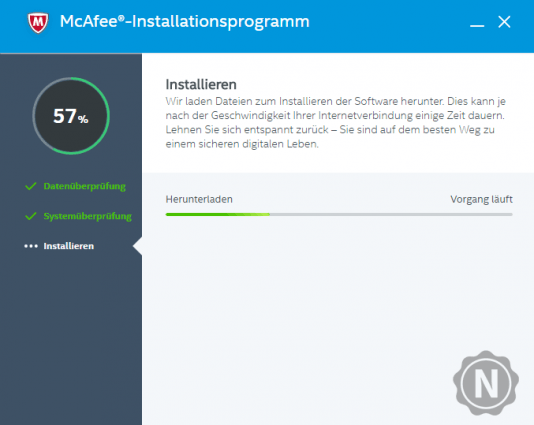 McAfee Antivirus Plus Installation