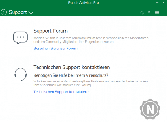 Panda Antivirus Pro Support